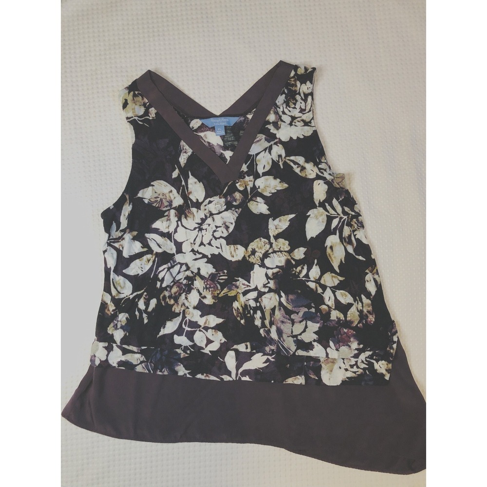 Simply Vera - Vera Wang - Women's - Petite Large - Purple - Sleeveless Blouse PL